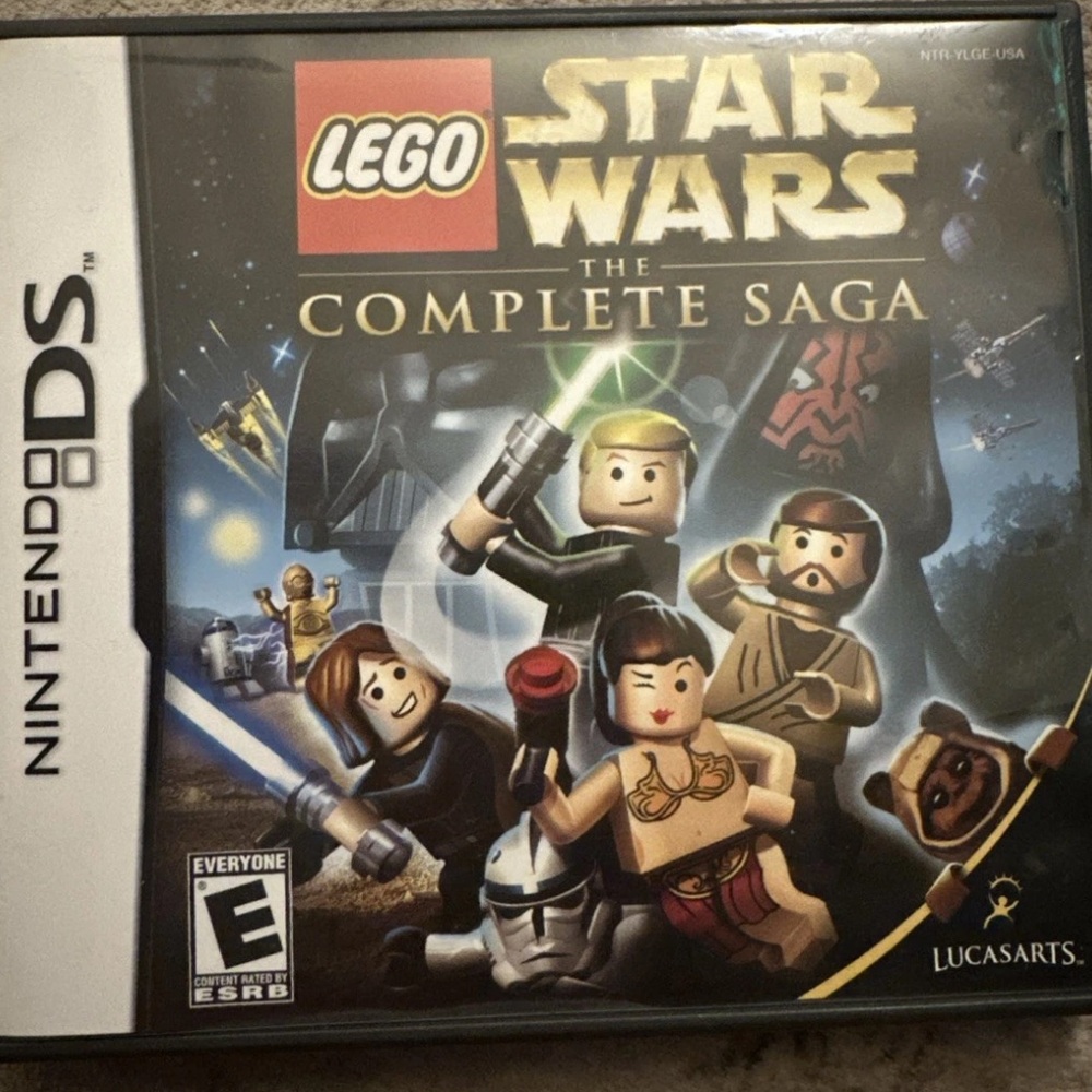 LEGO Star Wars: The Complete Saga (Nintendo DS) - Black Cover